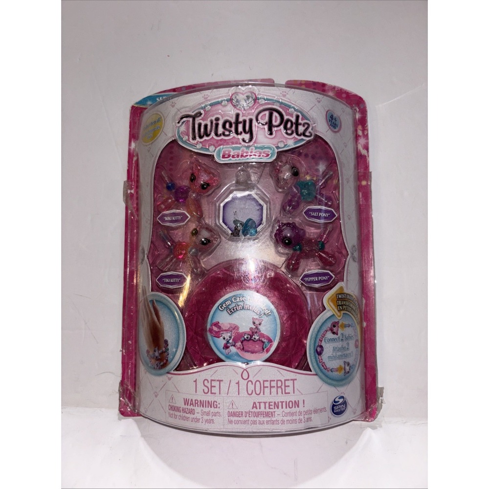 Twisty Petz Babies Series 2 Kiki Kitty, Tiki Kitty, Salt Pony & Pepper Pony